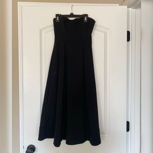 Urban Outfitters Black Strapless Semi-Formal Cocktail Dress